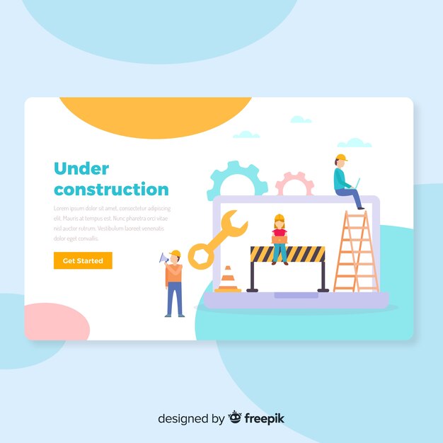 Landing page de en construcción