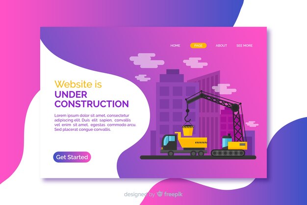 Landing page de en construcción