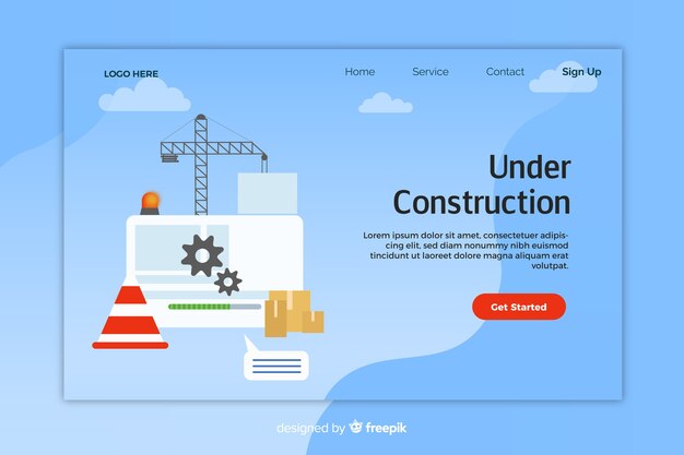 Landing page de en construcción