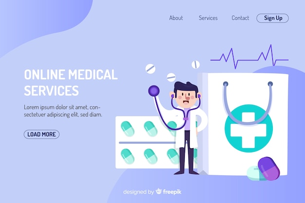 Landing page farmaceútica