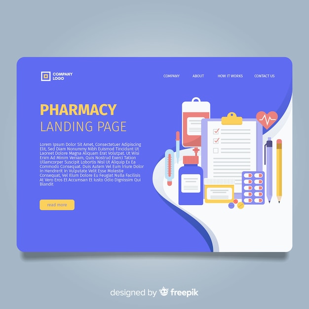 Landing page farmaceútica