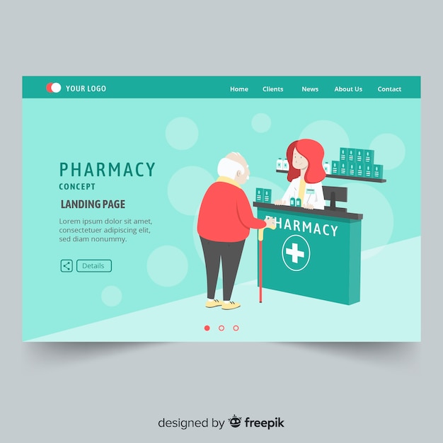 Landing page de farmacia