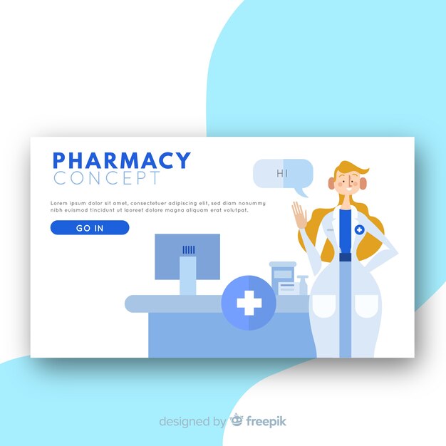 Landing page de farmacia