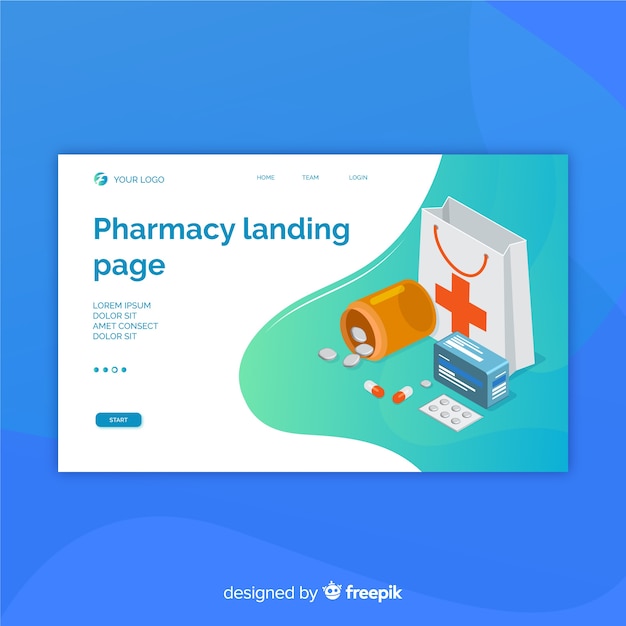 Landing page de farmacia