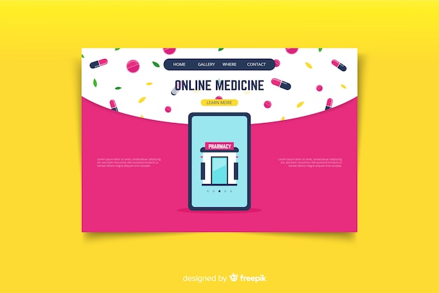 Landing page de farmacia