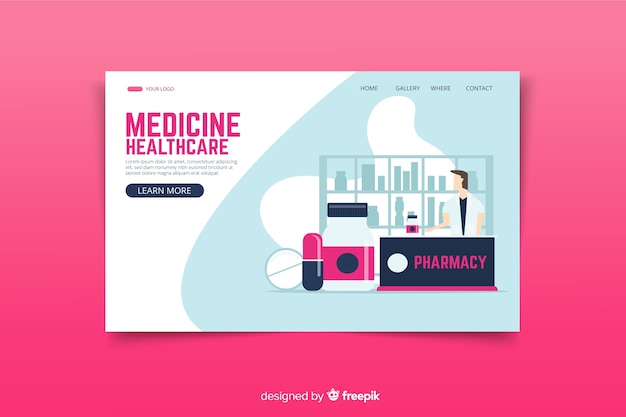 Landing page de farmacia