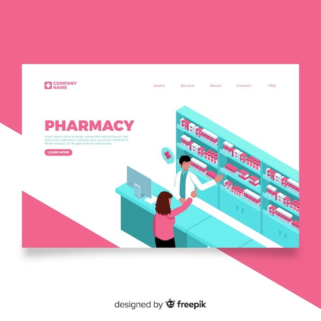 Landing page de farmacia