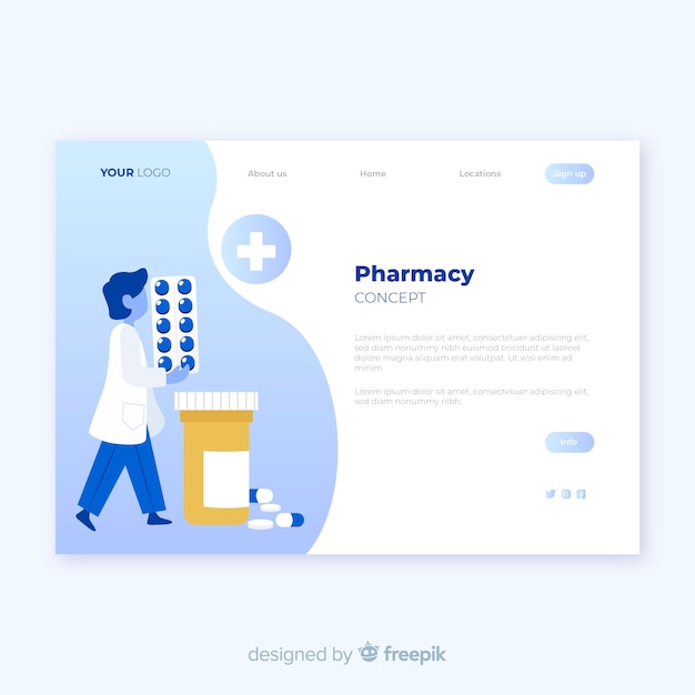 Landing page de farmacia