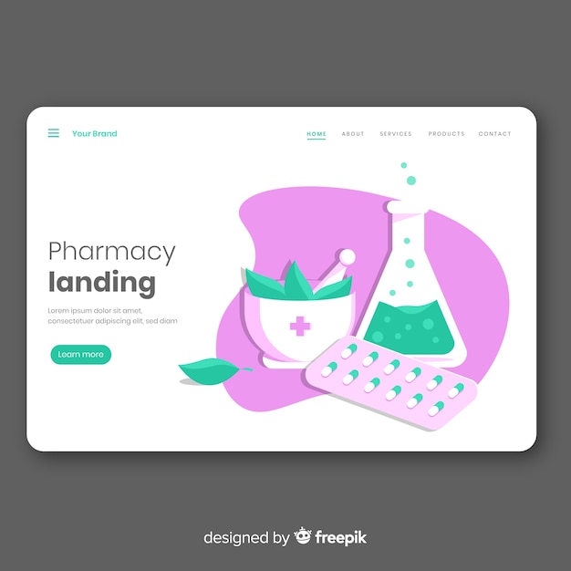 Landing page de farmacia