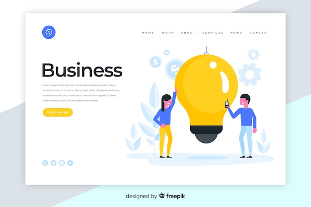 Landing page de negocio