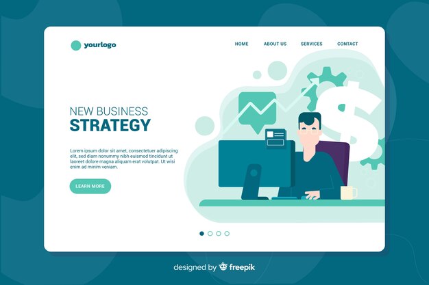 Landing page de negocios