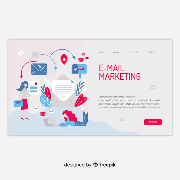 Landing page de negocios