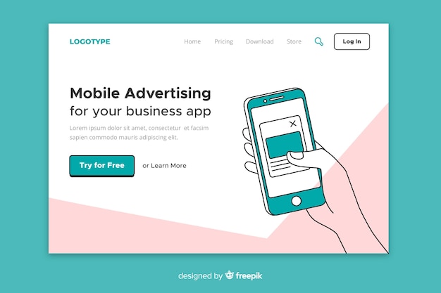 Landing page de negocios