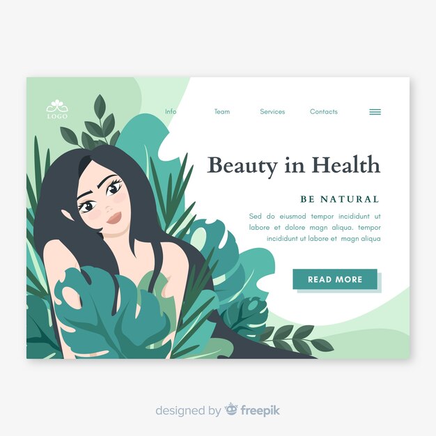 Landing page de spa