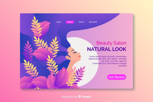 Landing page de spa