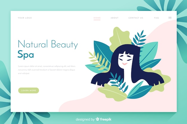 Landing page de spa