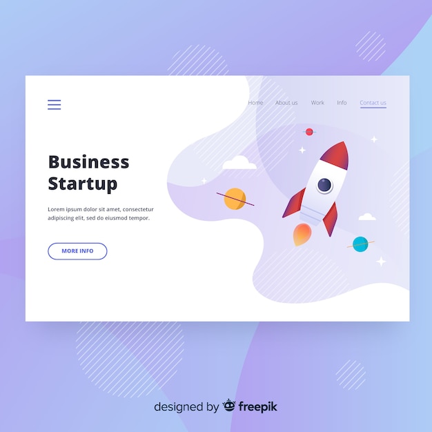 Landing page de startup