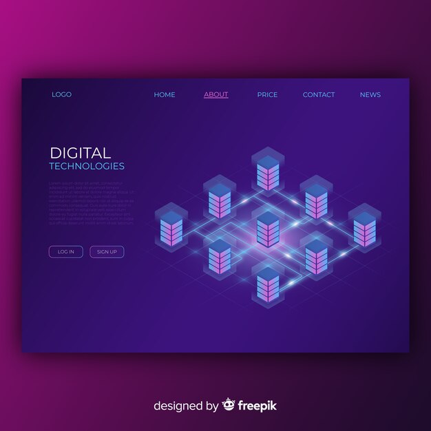 Landing page de tecnologías digitales