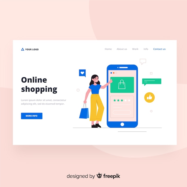 Landing page para tienda online