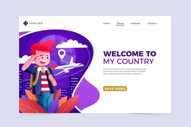 Landing page de turismo local