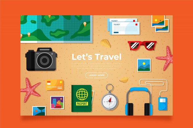 Landing page de viajes