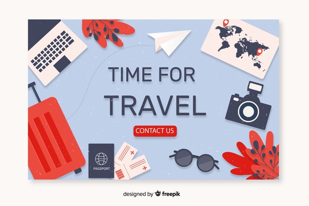 Landing page de viajes