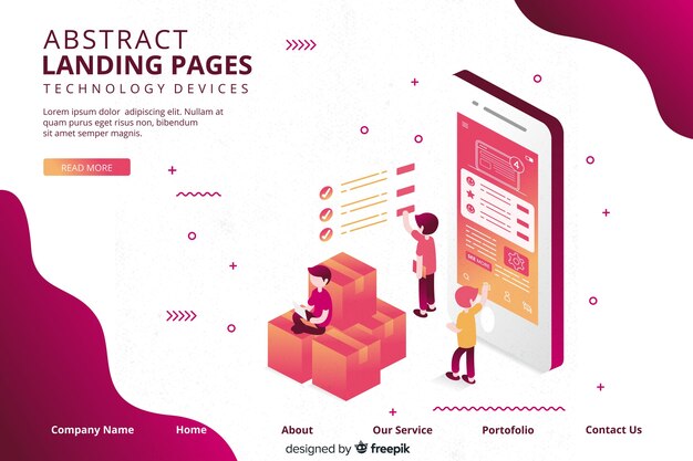 Landing page
