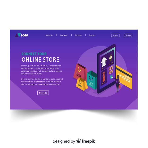 Landing page