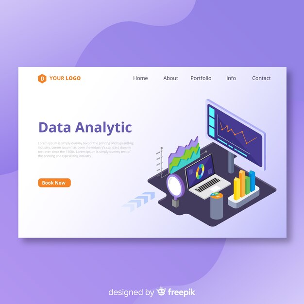 Landing page de