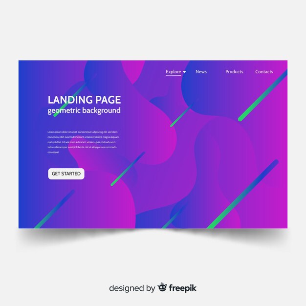 Landing page