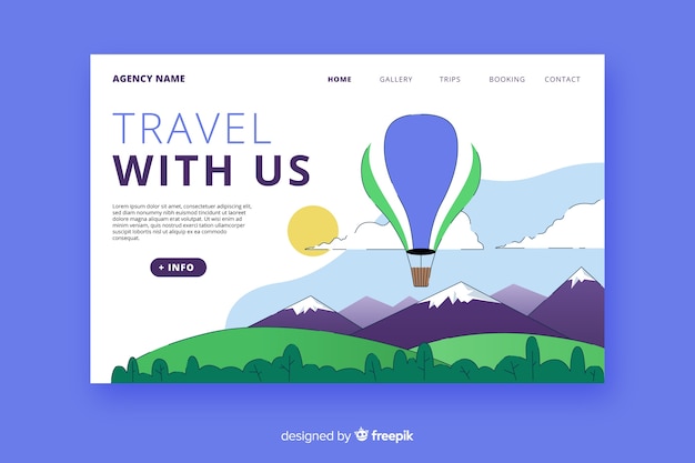 Landing page de