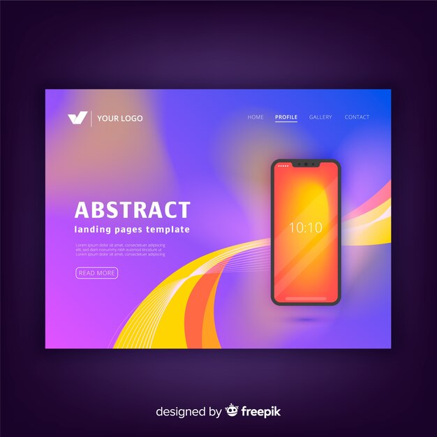Landing pages para dispositivos tecnológicos
