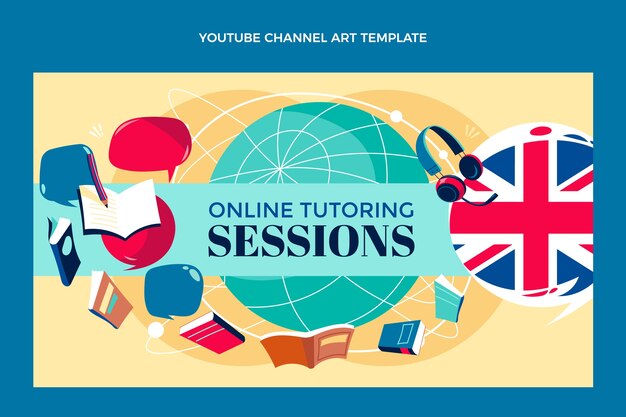 Lecciones planas de inglés arte del canal de youtube