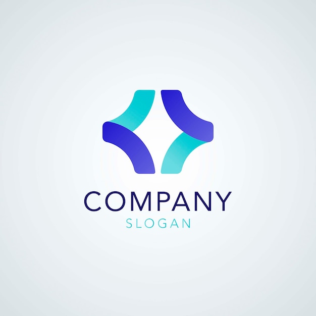 Lema de la empresa creativa azul