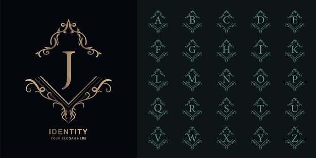 Logotipo De Lujo De La Letra J Vector Gratis