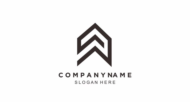 Una letra un logotipo con una letra a sobre un fondo blanco