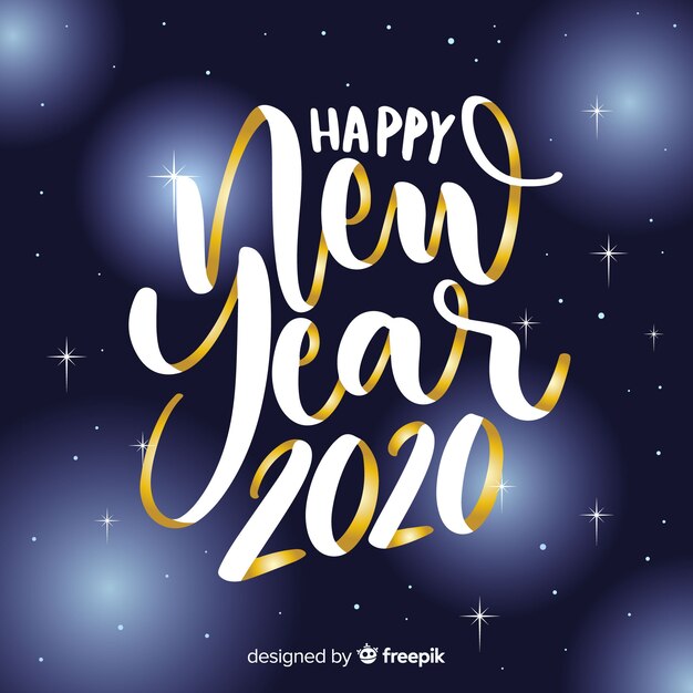 Letras feliz año nuevo 2020