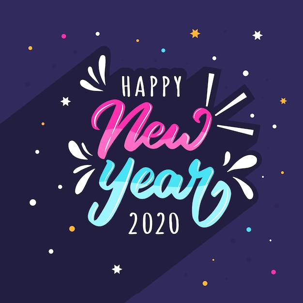 Letras feliz año nuevo 2020