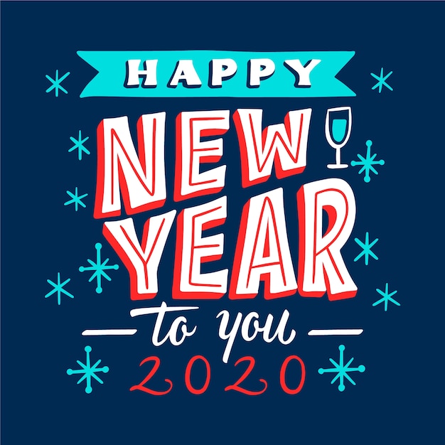 Letras feliz año nuevo 2020