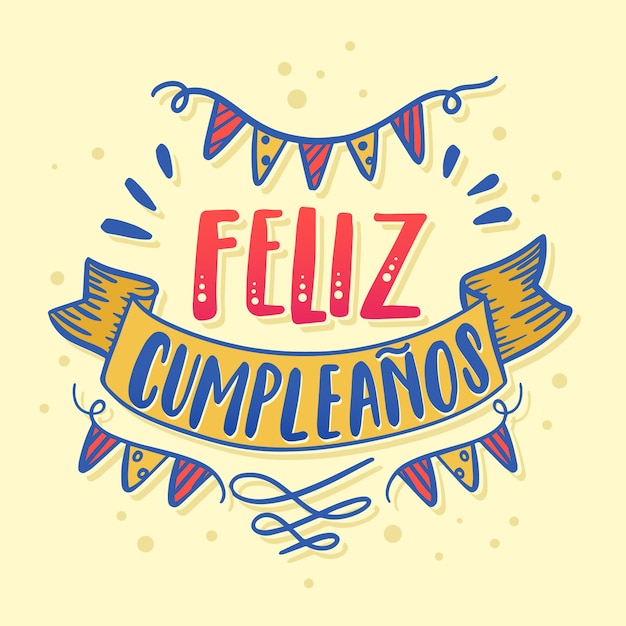 Letras de feliz cumpleaños en español