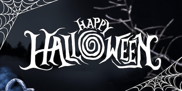 Vector gratuito letras de halloween dibujadas a mano