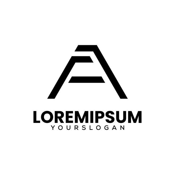 Vector gratuito letras iniciales un diseño de logotipo