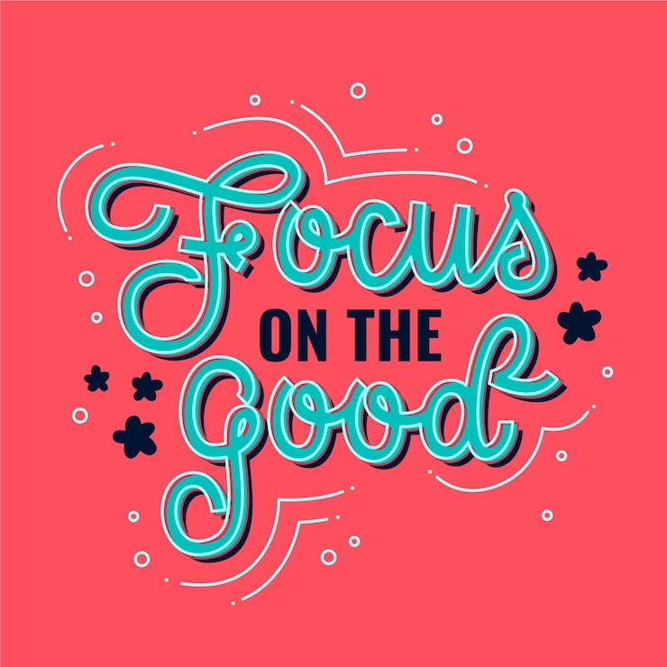 Vector gratuito letras mentales positivas