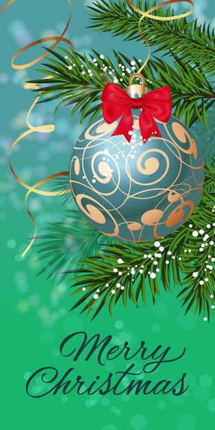 Letras de Navidad con adorno ornamentado