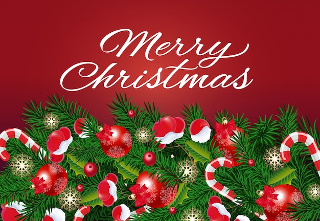 Letras de Navidad con decoraciones