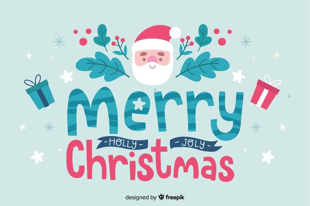 Letras de navidad santa y deseos texto