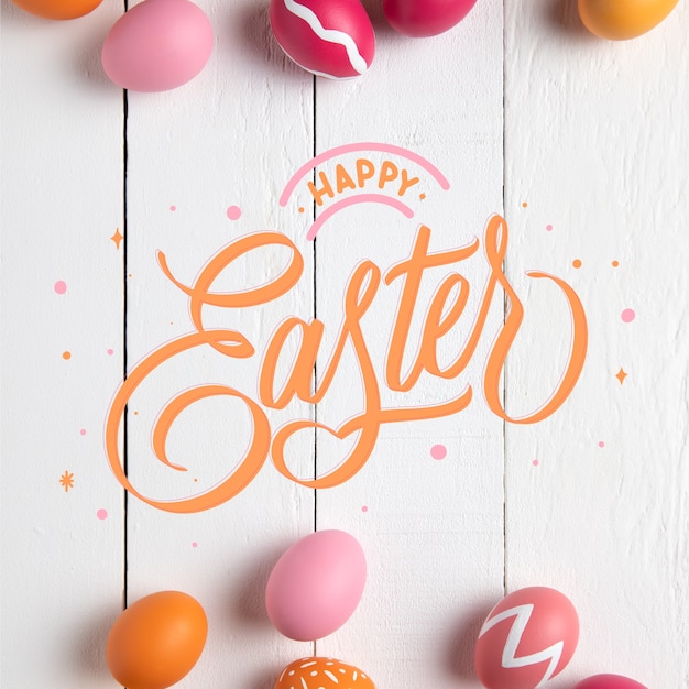 Letras de pascua con foto