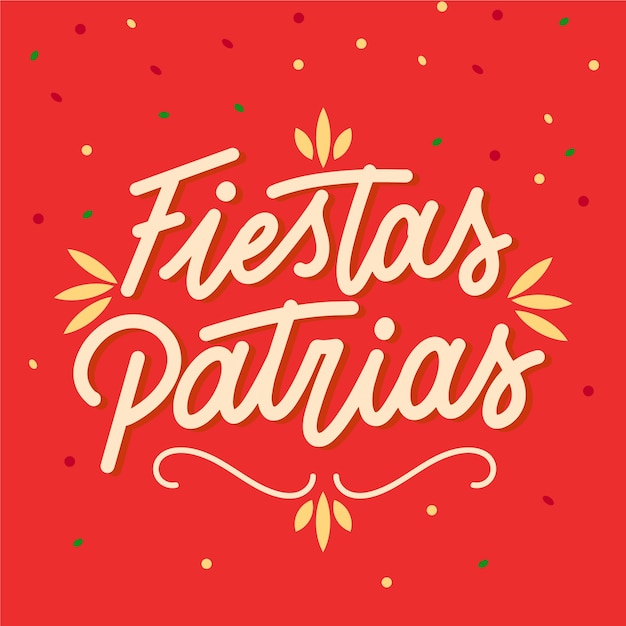 Letras planas para la celebración del día de la independencia de méxico.