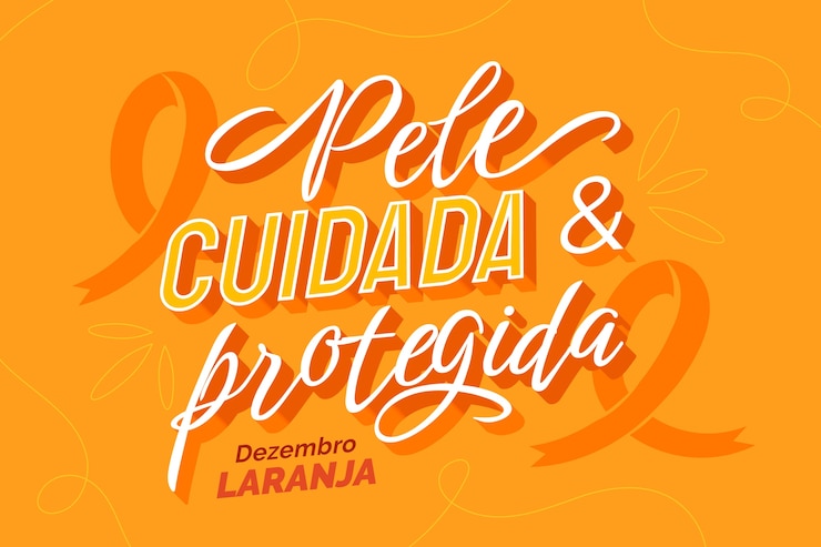 Vector gratuito letras planas dezembro laranja dibujadas a mano