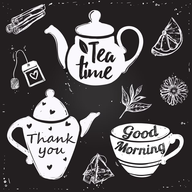 Letras de la taza de té